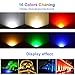 LED Flood Light, Savvypixel 10W RGB Floodlight Outdoor Waterproof Color Changing LED Security Lights with US Plug & Remote Control for Garden Home Yard Hotel Pathways