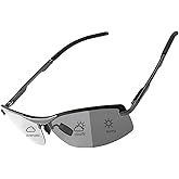 PEEPAI Polarized Photochromic Sunglasses for Men - UV Protection and Lightweight Sun Glasses for Driving Fishing