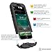 SnowLizard SLXtreme iPhone 7 Case. Solar Powered, Rugged and Waterproof with a built in Battery - Night Black
