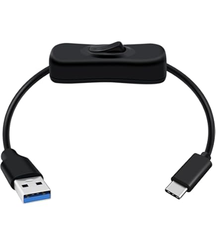 YINGAYOU Câble D'extension USB 3.0 Court Avec Interrupteur, Prend