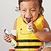 Skip Hop Toddler Utensil Set Fork and Spoon Set, Dishwasher Safe, Bee