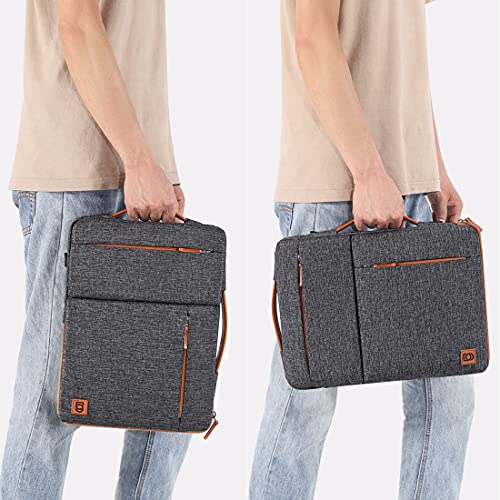DOMISO 17 Inch Laptop Sleeve Shoulder Bag WaterResistant Protective