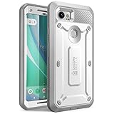 Google Pixel 2 XL Case, SUPCASE Full-Body Rugged Holster Case with Built-in Screen Protector for Google Pixel 2 XL 2017 Release, Unicorn Beetle PRO Series - Retail Package (White)