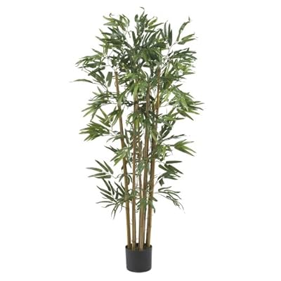 Nearly Natural 4ft. Multi Bambusa Bamboo Artificial Tree, 48in, Green 51IyEq pD L
