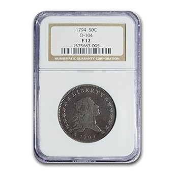 1794 Flowing Hair Half Dollar Fine 12 Ngc O 104 Half Dollar F 12