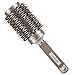 VANKINE Nano Thermal Ceramic & Ionic Round Barrel Anti-Static Hair Brush with Boar Bristle, for Hair Drying, Styling, Curling, Adding Hair Volume and Shine, Gold Color(2 inch) (2 inch)