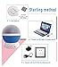 MOKOQI Baby Night Light Lamps for Bedroom Romantic 360 Degree Rotating Star with Sky Moon Cover & Solar System Cover Projector Lights Color Changing LED for Kids Girls Baby Nursery Gift(Blue-2 Lids)