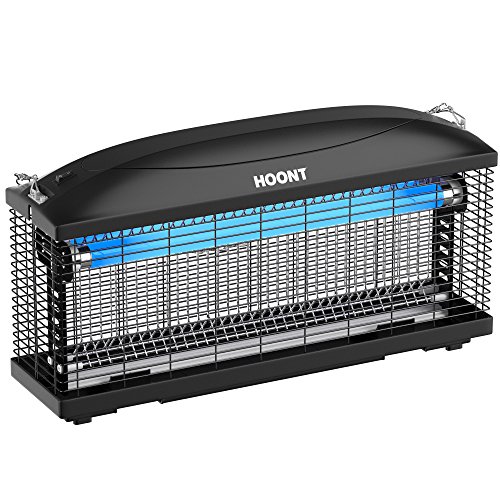 Hoont Powerful Electric Indoor Bug Zapper and Fly Zapper Catcher Killer Trap â€“ Protects 6,000 Sq. Ft / Bug and Fly Killer, Insect Killer, Mosquito Killer â€“ For Residential and Commercial Use
