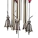 Patgoal Chinese Traditional Amazing 4 Tubes 5 Bells Bronze Yard Garden Outdoor Living Wind Chimes