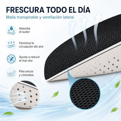3 piezas Plantillas para Aumentar La Altura, Medias Almohadillas Invisibles para Aumentar La Altura de 2, 3, 4cm, Absorbentes Del Sudor y Transpirables, Adecuadas para Hombres y Mujeres