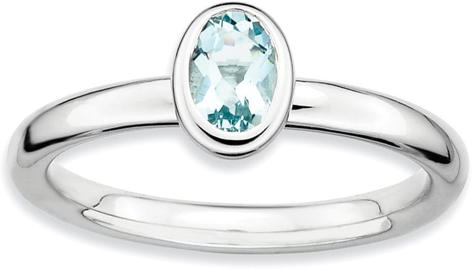 Sterling Silver Stackable Expressions Purple Enamel Ring