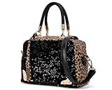 Best Seller! 2013 Casual Women's Handbag Leopard Print Paillette Bag Shoulder Bag Handbag Messenger Bag Women's Handbag