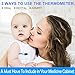 Clinical Thermometer Digital Medical Oral Rectal and Armpit Thermometer for Baby and Adult, Fast 8 Seconds Reading,Waterproof with Fever Alarm,FDA and CE Approved