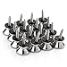 Guitar Bass End pin Strap Buttons Locks Cushion Screws Chrome Metal Pack of 16