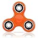 SMAZ LIFE Anti-Anxiety Fidget Spinner Toy Helps Focusings EDC Focus Toy for Kids & Adults - Best Stress Reducer Relieves ADHD Anxiety and Boredom Ceramic Cube Bearing Orange