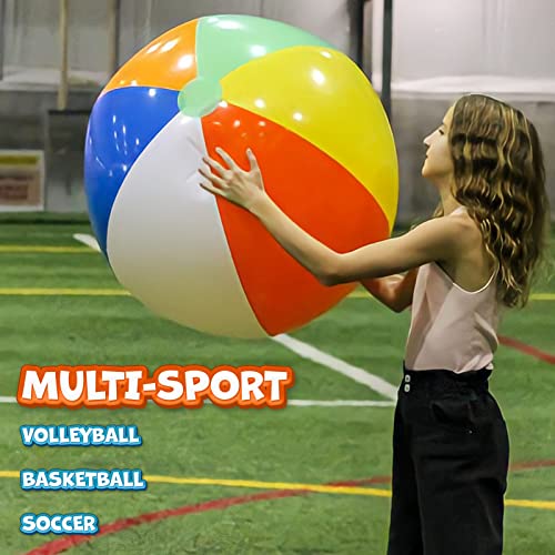 Giant Beach Ball for Kids Large Beach Balls for Kids. Easy Blow Up