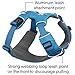 Ruffwear, Front Range Dog Harness, Reflective Soft Padded Everyday Harness with Dual Leash Clips, Adjustable and Lightweight Fit for Training or Walking for All Dogs, Blue Dusk, Small