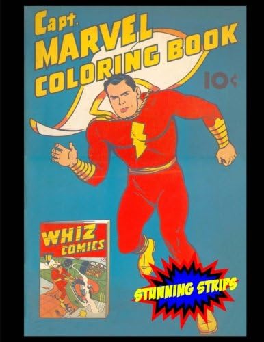 Captain Marvel Coloring Book (Stunning Strips) Paperback – 18 Mar 2017