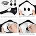Dust Masks Reusable Dust Pollution Mask with Activated Carbon Filter and Earloop for Pollen Allergy Woodworking Mowing Running Outdoor Activities
