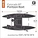Classic Accessories Colorado XT Inflatable Pontoon Boat With Transport Wheel & Motor Mount