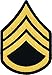 Staff Sergeant E-6 Army Chevrons - Gold on Blue