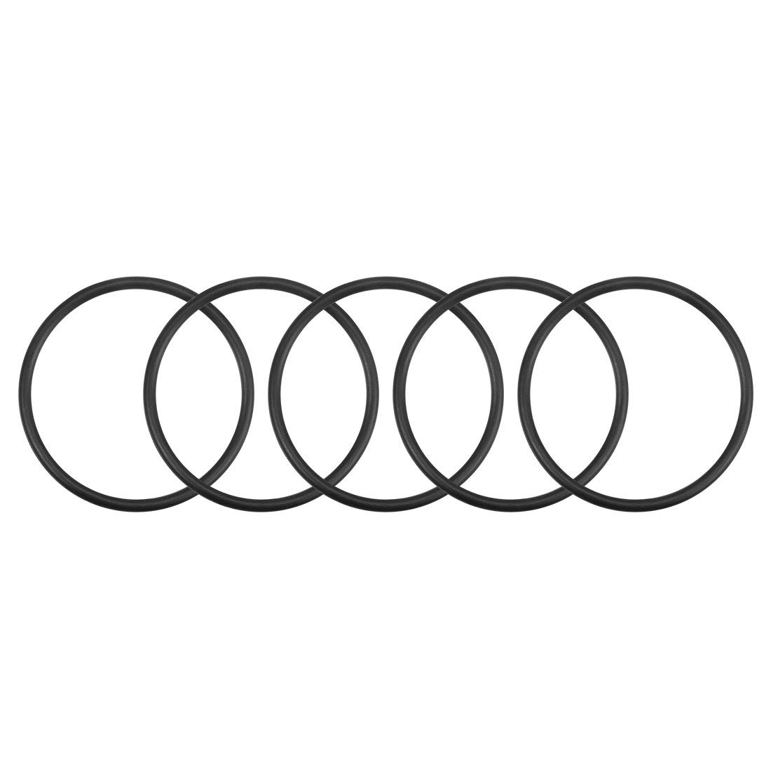 sourcing map Nitrile Rubber O-Rings 68mm OD 60mm ID 4mm Width, Metric Nitrile Rubber Sealing Gasket for Automotive Machine Plumbing, Pack of 5