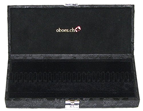 50-Reed Oboe Reed Case Silk (Black/Black)