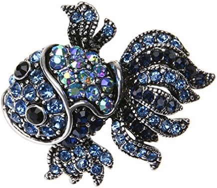 Women Goldfish Brooches Enamel Pins Shinny Goldfish Broche Pin Goldfish Design Brooch NEW New As Picture