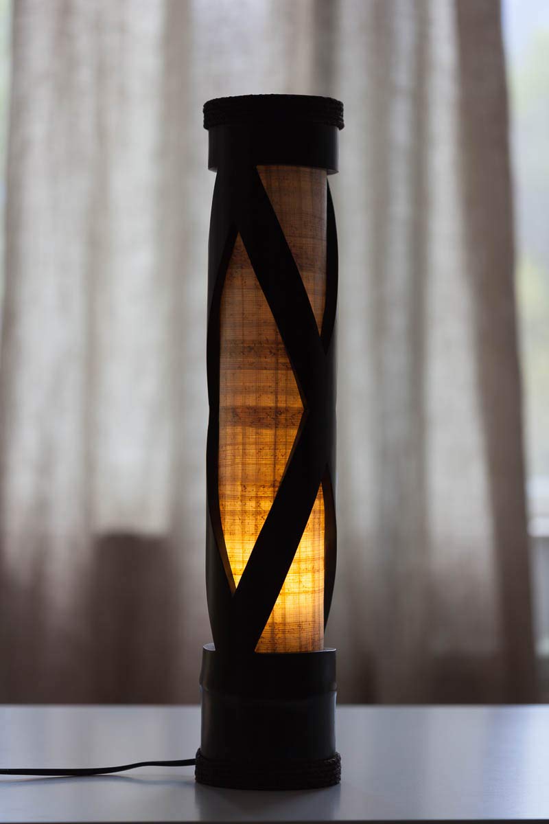 bamboo desk lamp