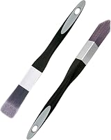 Cutting in Paint Brushes 2PC Small Decorator Set Triangular Square