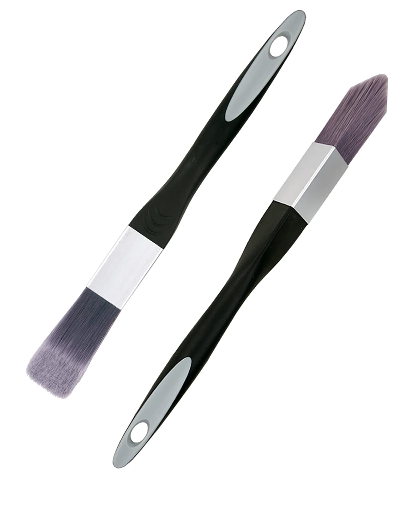 ROLLINGDOG Cutting in Paint Brushes - 2PC Small Paint Brushes for Decorating,Precision Painting,Corner Painting,Leaving A Straight Edge