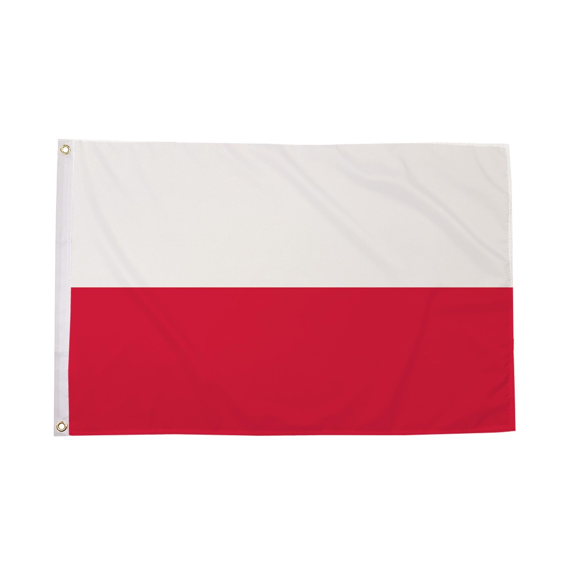 Flagtex Poland Flag Small 3ft x 2ft (90cm x 60cm) - Polish National Flag for Garden Display, Outdoor Polyester Flag, European Country Banner, Sports Events — image 1