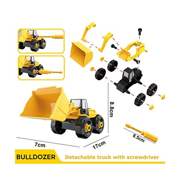 Take-Apart-Construction-Vehicles-Excavators-Truck-Toy-with-Storage-Box-6-in-1-DIY-Building-Educational-Gift-Toys-for-Boys-Girls-Age-3-4-5 Vanplay Take-Apart Construction Vehicles Excavators Truck Toy with Storage Box, 6 in 1 DIY Building Educational Gift…