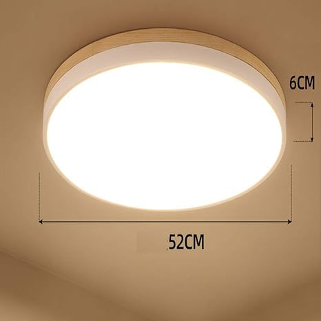 Amazon Co Jp 薄型ledシーリングライト 昼光色 色温度 5000k 7500k 天井ライト 6畳 18畳 Ledライト 照明器具 玄関 廊下 和室 台所 洗面所 天井照明 シンプル Ins風 北欧風 超薄型 現代 ヨーロッパ 円形 F52 6cm ホーム キッチン