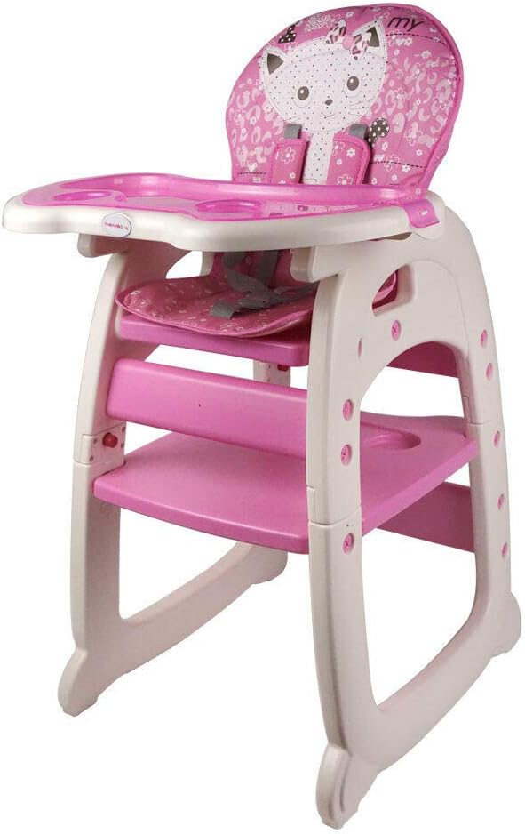 Techstyleuk®Multi Functional Baby Kids High Chair Cushion Table Seat Toddler Feeding High UK
