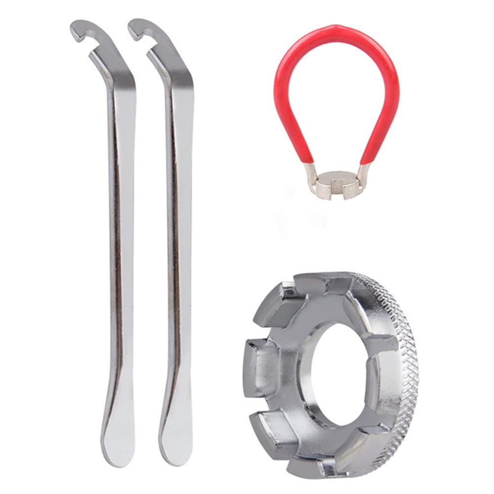 VOANZO 4PCS Bike Spoke Tool Spoke Wrench Spoke Spanner Spoke Key for Bicycles Mountain Bikes