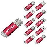 KOOTION 10PCS 4GB USB 2.0 Flash Drive Memory Stick Thumb Storage Pen Disk, Red 【Ships from USA】
