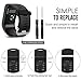 Band for Garmin Vivoactive HR Watch, Soft Silicone Wristband Replacement Band for Garmin Vivoactive HR Sports Watch