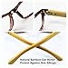 Reading Glasses 8.0 Bamboo Comfortable Fit Reader for Women Men High Magnification Light Tortoise Anti Glare Anti Eye Strain