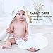 CROPAL Bamboo Baby Hooded Towel, Extra Soft Organic Baby Bath Towel for Infant, Toddler or Kids -35.5
