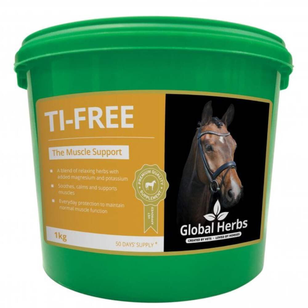 Global Herbs Ti-Free Equine Muscle Relaxation & Electrolyte Support Powder 1kg