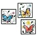 Collections Etc Fluttering Butterfly Wall Art Trio