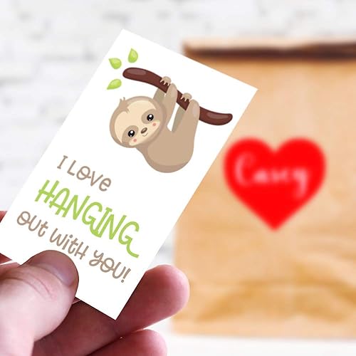 Download Amazon Com Sloth Valentine Cards 24 Qty Handmade