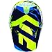 Fox Racing Divizion Youth V3 Motocross Motorcycle Helmet - Blue/Green / Large