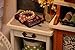 Flever Dollhouse Miniature DIY House Kit Creative Room with Furniture and Cover for Romantic Gift (Forest Time Plus Dust Proof Cover)