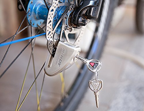 Mindy Disc Lock Anti Theft Lock Security Disc Disk Lock Padlock for Motorcycles, Bicyles