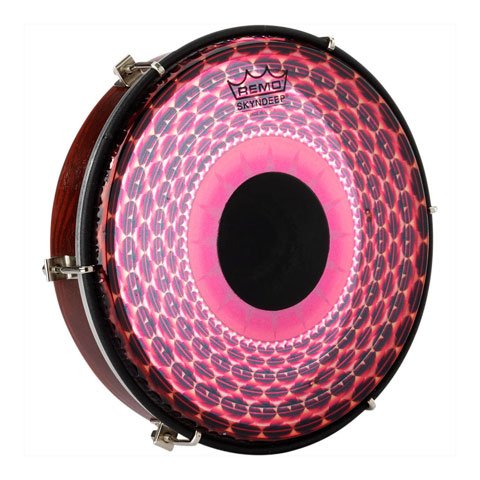 Remo Skyndeep DA-T010-P3-SC020 Percussion Head Clear Tone 10 Inches Red, Drum Accessories