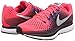 NIKE Women's Air Zoom Pegasus 34 Running Shoes (8 B US, Solar Red/Metallic Silver)
