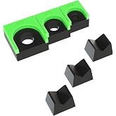 LookFox Ratchet Organizer Kit-3 Pack Set with Strong Magnets (Green/Black) | 1/4", 3/8", 1/2" Size Ratchets Holder, Ratchet Organizer for Tool Box Drawer, Keep Tools Organized, for Garage, Workshop