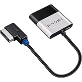 INVERY Airdual Bluetooth 5.0 aptX-HD Adapter Compatible for Audi MMI 3G AMI Music Interface,Audi Symphony,Audi Concert,VW MDI